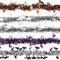 Juvale 5-Pack Halloween Tinsel Garland Decorations, Spider, Pumpkin, Bat, Ghost, Spooky Halloween Garland for Costume Party, Masquerade Ball and Haunted House (2.01m)